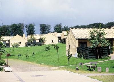 Park met huisjes